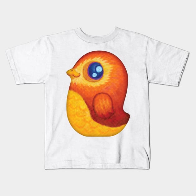 Cuckoo Bird Kids T-Shirt by zoneo